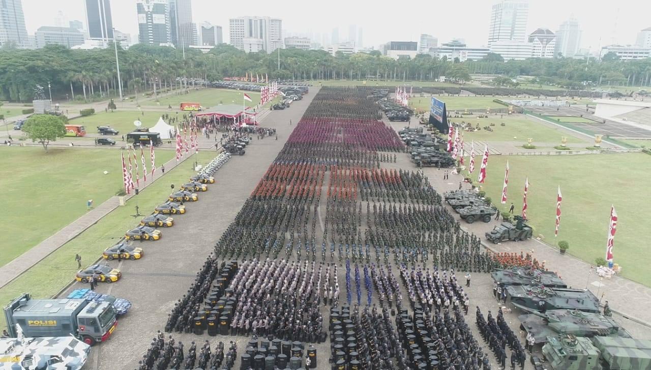 anglima TNI: Apel Gabungan TNI-Polri Perkuat Sinergi Dan Konsolidasi