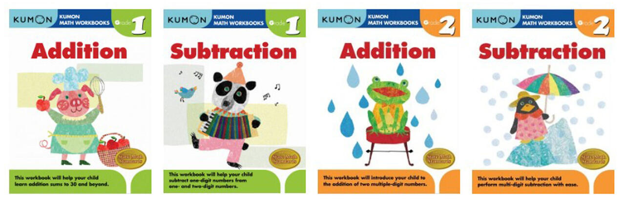 KUMON MATH WORKBOOKS