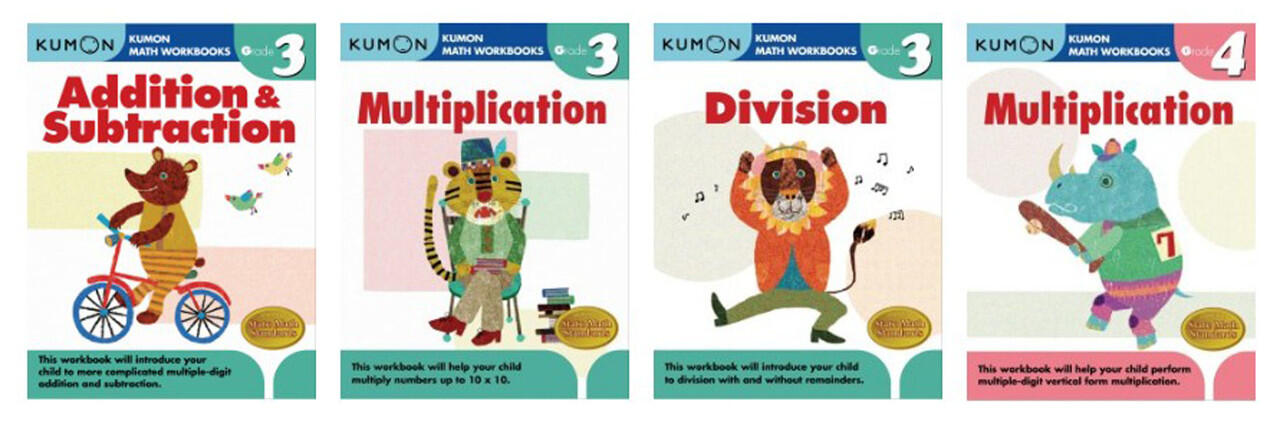 KUMON MATH WORKBOOKS