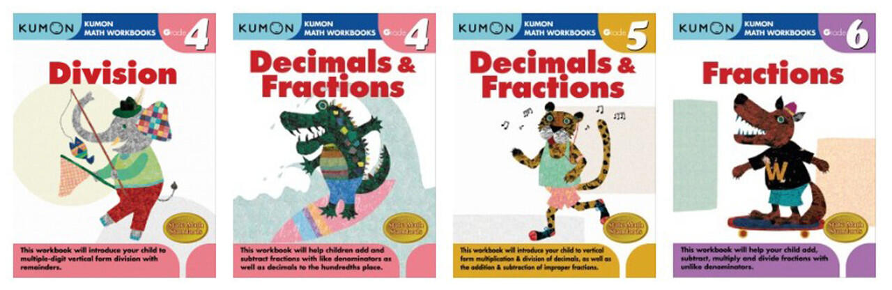 KUMON MATH WORKBOOKS
