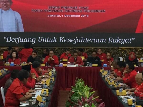 Rakornas PDIP Bahas Ancaman Gugatan Berkarya