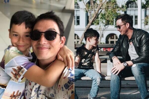 10 Momen Kedekatan Mike Lewis dan Anaknya, Bikin Haru!