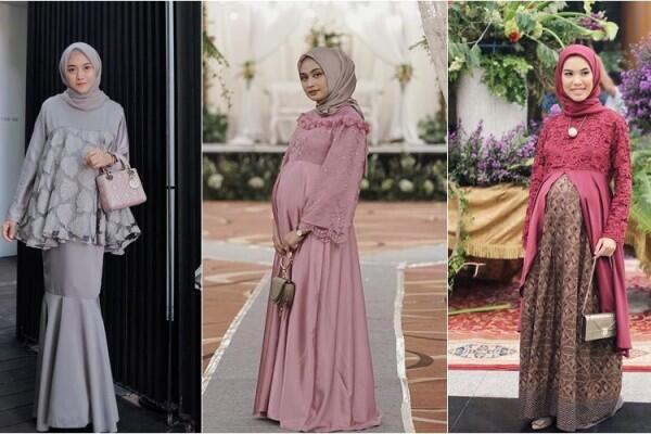 10 Inspirasi Gaya Hijab Ibu Hamil buat Kondangan, Bak Putri Sehari!
