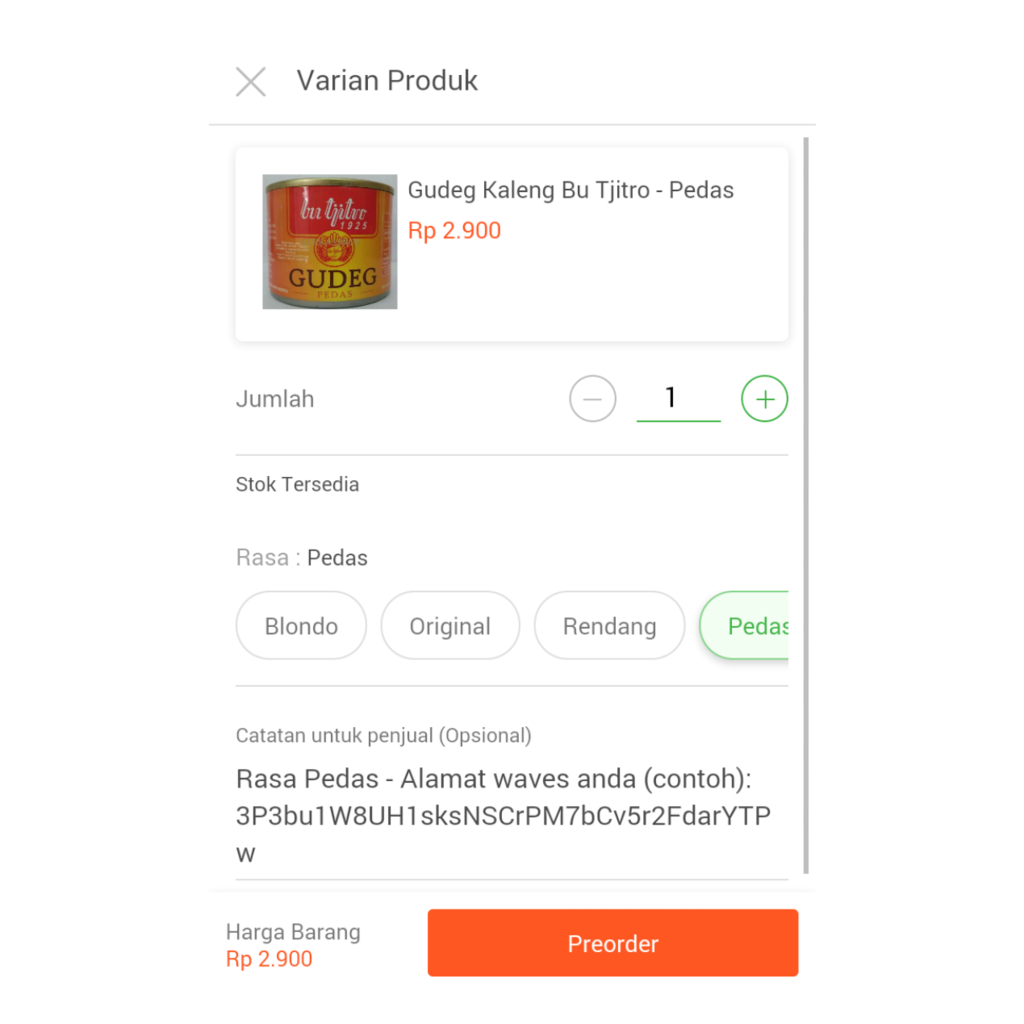 Cara Order Produk Terdiskon Digital Asset B2 Cash