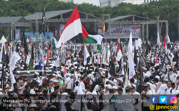 Panitia Reuni 212 Klaim Peserta 8 Juta, Polri: Cuma 40 Ribu