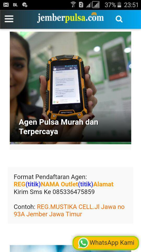 Server Pulsa Murah Jawa Timur