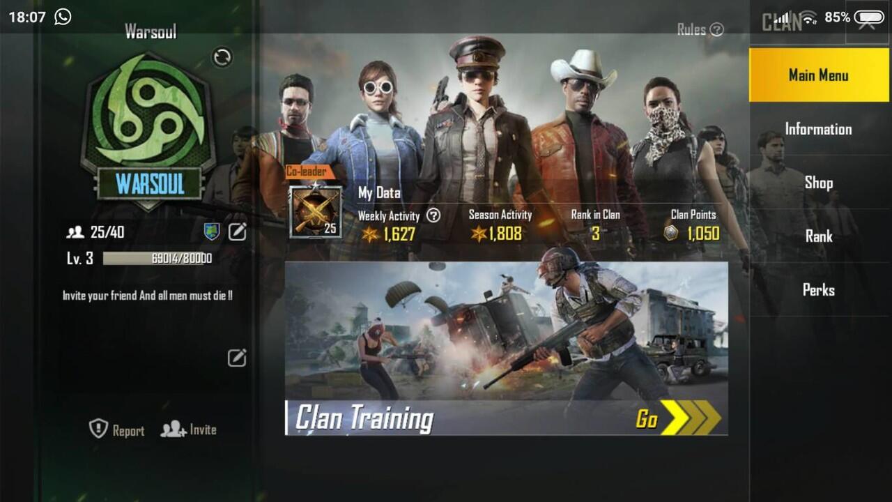 Open recruitment Clan LVL 3 PUBGM, BNTR LAGI OTW LVL 4