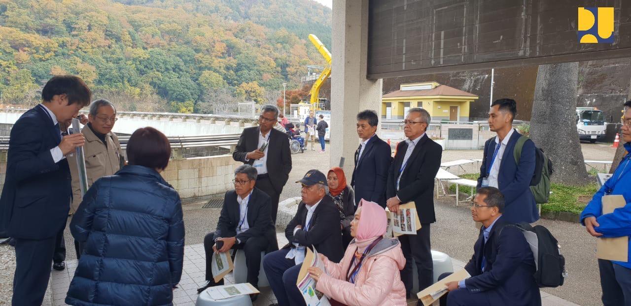 Saat Menteri Basuki Belajar Teknologi Dam Upgrading di Jepang