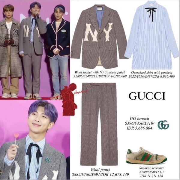 Hadiri MMA 2018, Intip Harga Outfit yang Dikenakan Para Member BTS!