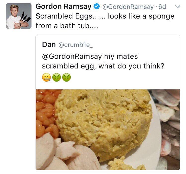 16 Makanan Bintang Lima ala Netizen Ini Dikomentar Pedas Gordon Ramsay
