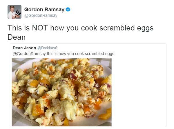16 Makanan Bintang Lima ala Netizen Ini Dikomentar Pedas Gordon Ramsay