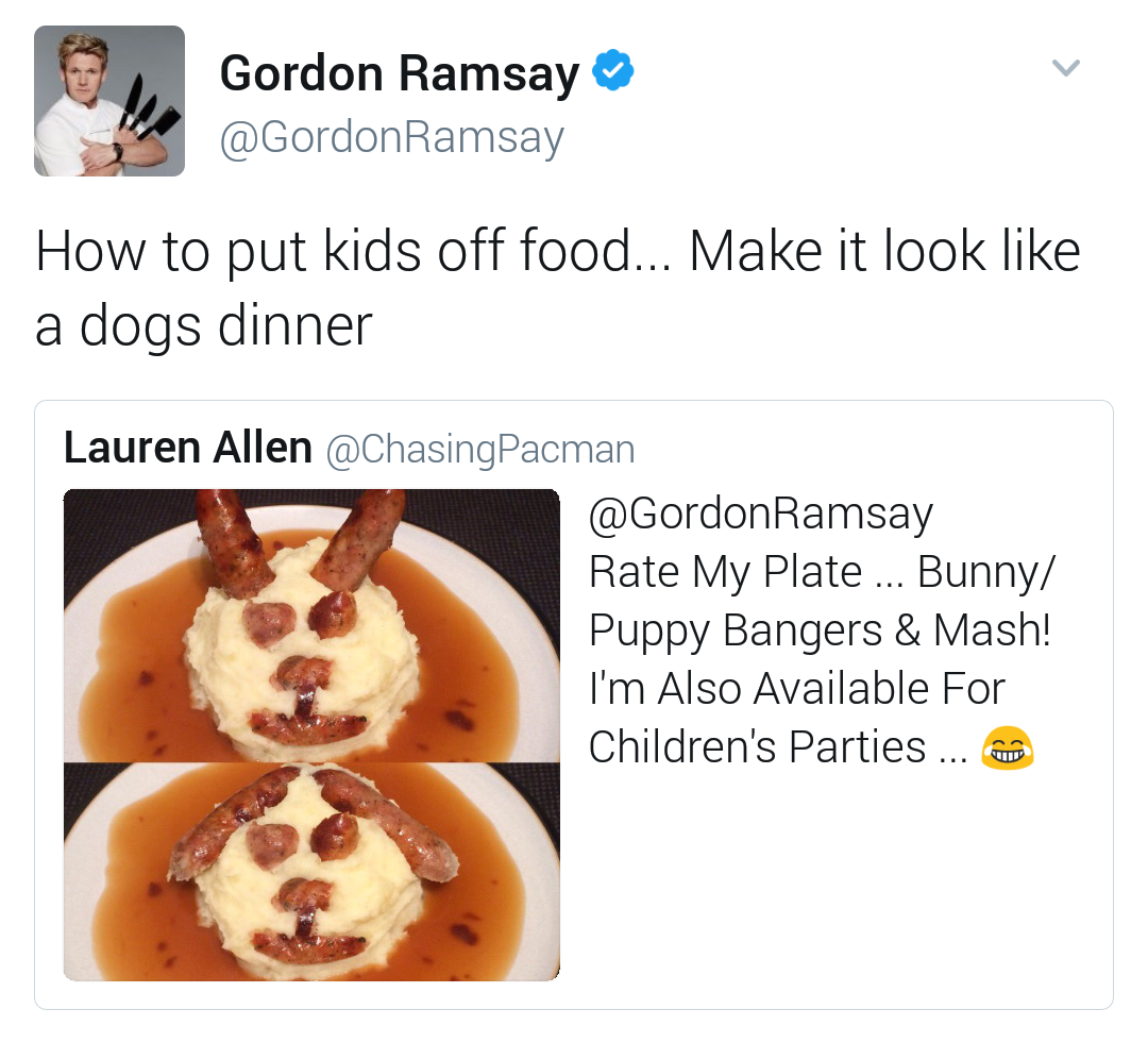 16 Makanan Bintang Lima ala Netizen Ini Dikomentar Pedas Gordon Ramsay