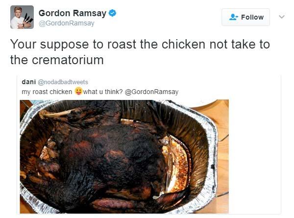 16 Makanan Bintang Lima ala Netizen Ini Dikomentar Pedas Gordon Ramsay