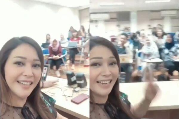 9 Keseruan Maia Estianty saat Jadi Dosen Tamu di FISIP UI