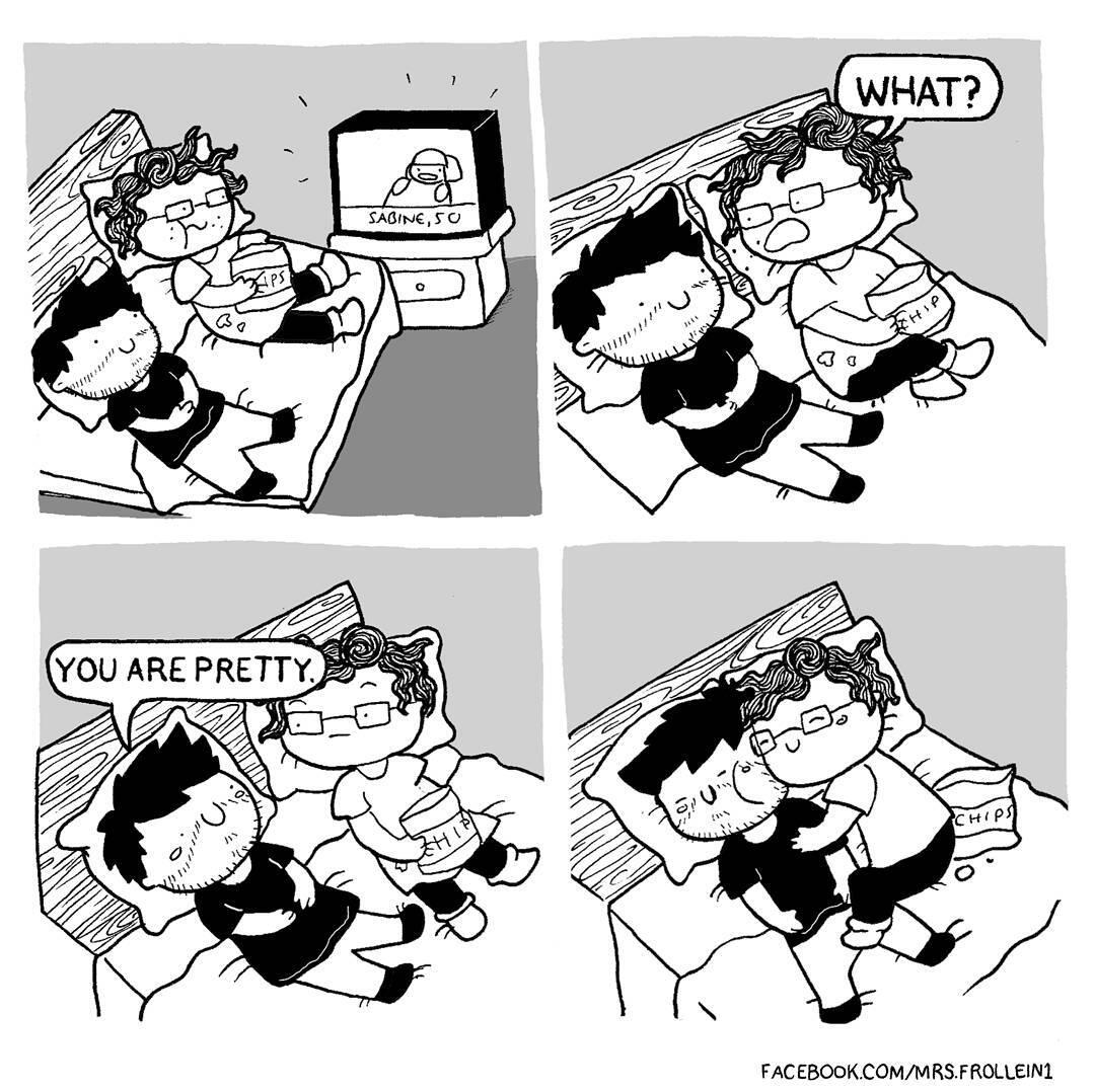 17 Ilustrasi Paling Manis Gambarkan Mesranya Pasangan Baru Menikah