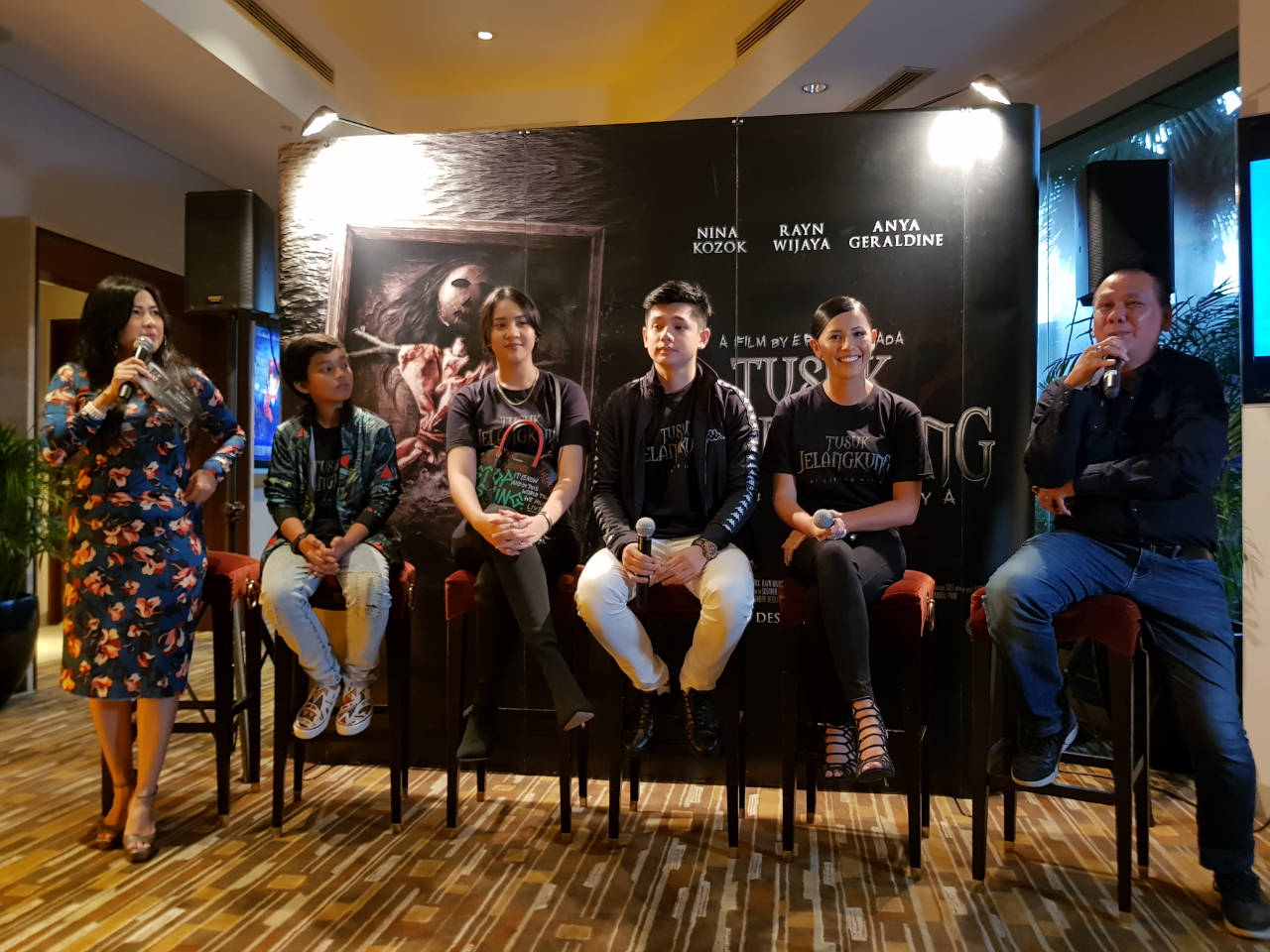 Anya Geraldine & Cast Film Ceritakan Syuting 'Tusuk Jelangkung di Lubang Buaya'