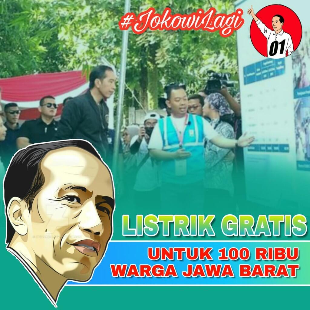 Pemerintahan Jokowi Beri Sambungan Listrik Gratis ke 100 Ribu Rumah Tangga di Jabar