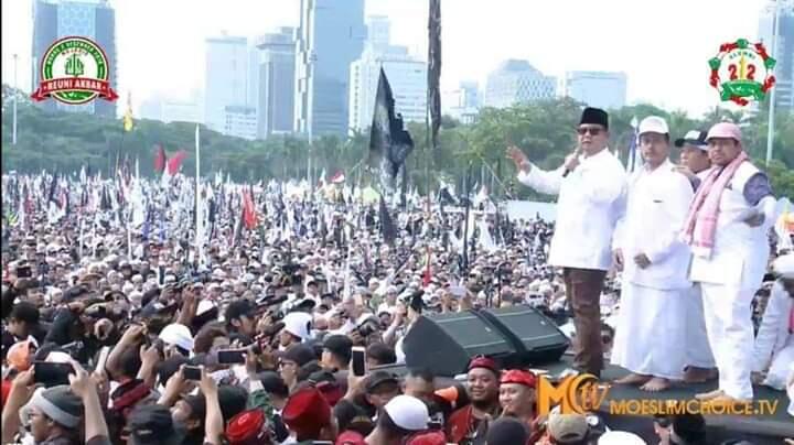 Reuni Kedua 212: Jokowi-Maruf Akan Kalah