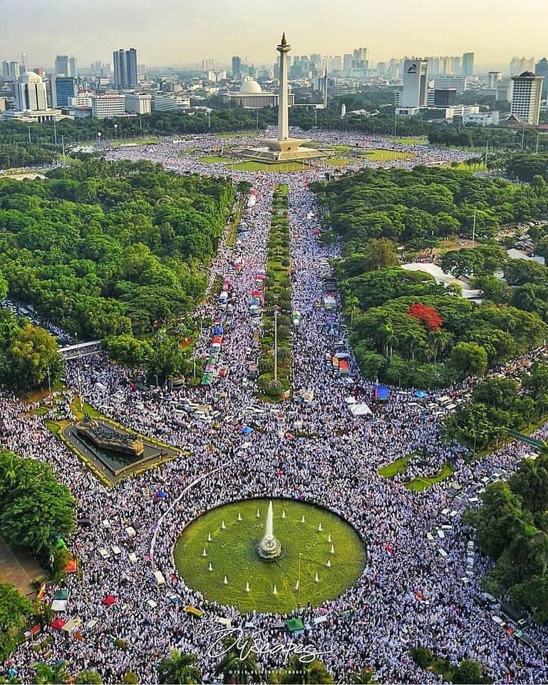 Reuni 212 Bersih Dari Kampanye, Bawaslu Nilai Tidak Ada Pelanggaran