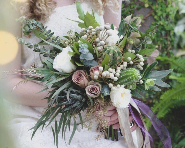 Nggak Harus Bunga, 20 Buket Kaktus untuk Pengantin Ini Pun Sama Cantiknya