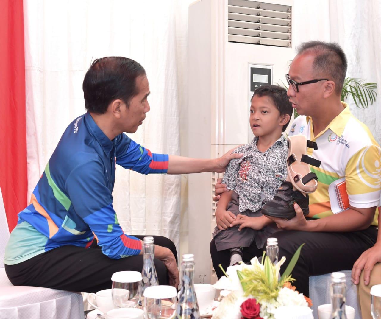 Presiden Jokowi Dorong Kaum Disabilitas untuk Selalu Percaya Diri