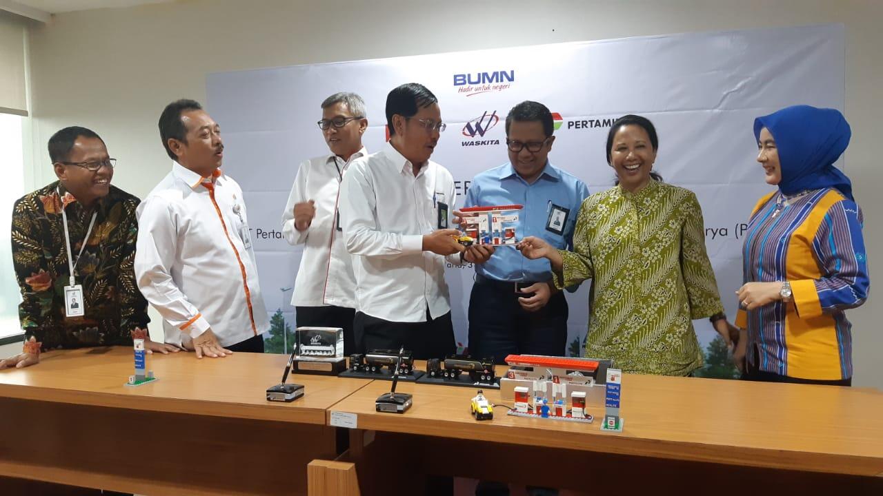 Pertamina, Hutama Karya dan Waskita Karya Bersinergi Bangun SPBU di Jalan Tol