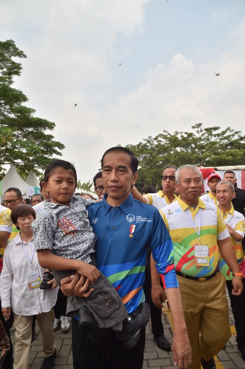 Presiden Semangati Penyandang Disabilitas
