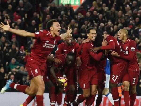Bekuk Everton 1-0, Liverpool Tempel Ketat Manchester City