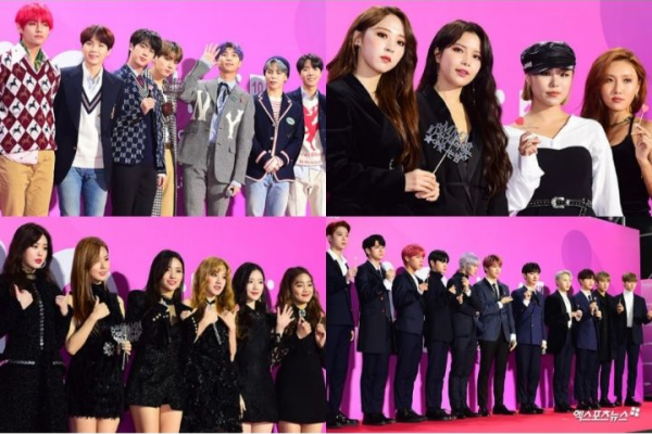 Tampil Memesona, Ini 10 Potret Cetar Idol Korea di Red Carpet MMA 2018