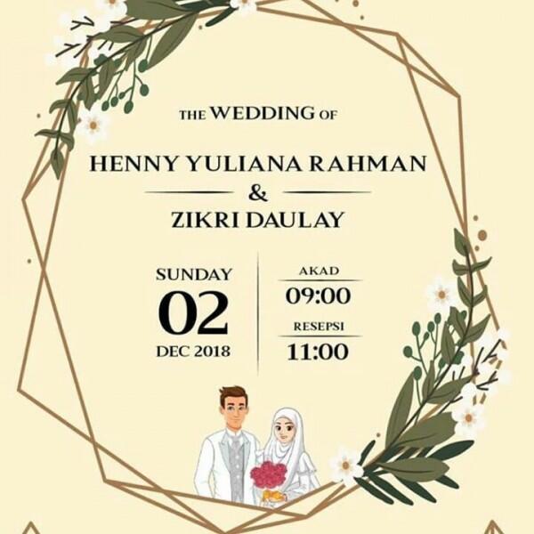 10 Inspirasi Pernikahan Sunda ala Zikri-Henny, Cocok buat Berhijab