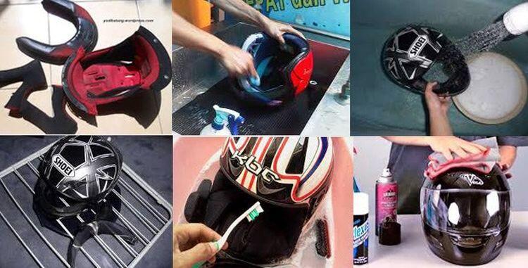 USIR BAU APEK HELM AKIBAT KEHUJANAN