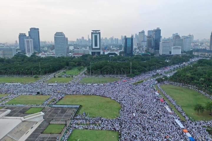 Bukan 8 Juta Peserta, Massa Reuni 212 Disebut 13,4 Juta, Begini Penjelasannya