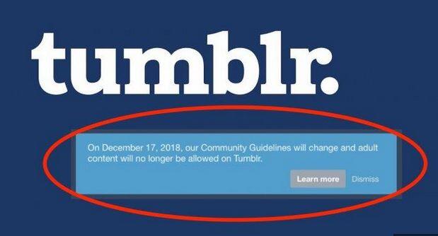 Tumblr Akan Blokir Semua Konten Dewasa Mulai Tanggal 17 Desember 2018