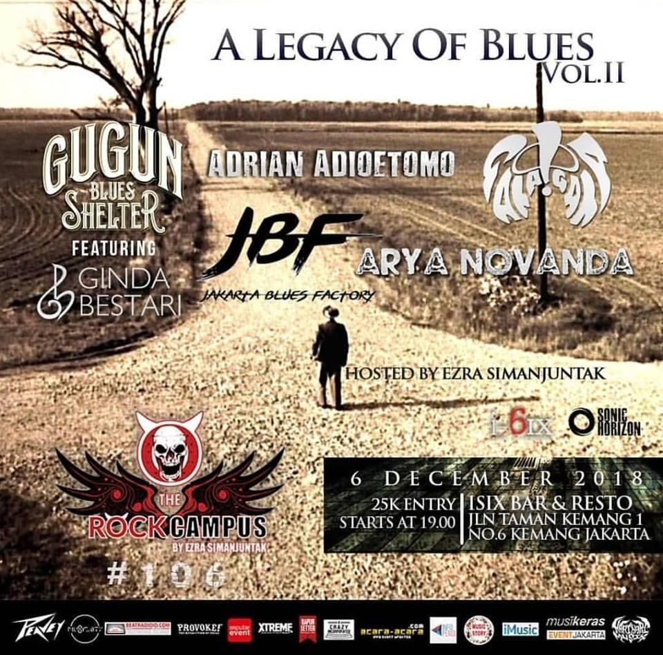 #TheRockCampus 106 with Jakarta Blus Factory,Ginda Bestari,Adrian Adioetomo,etc