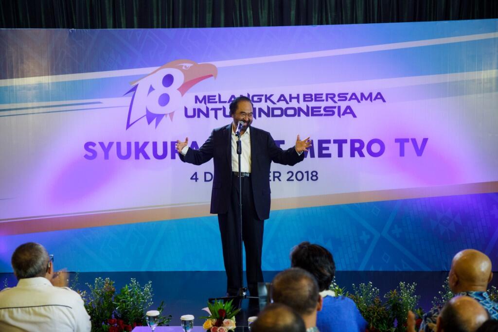 Surya Paloh: Metro TV Semangat Indonesia