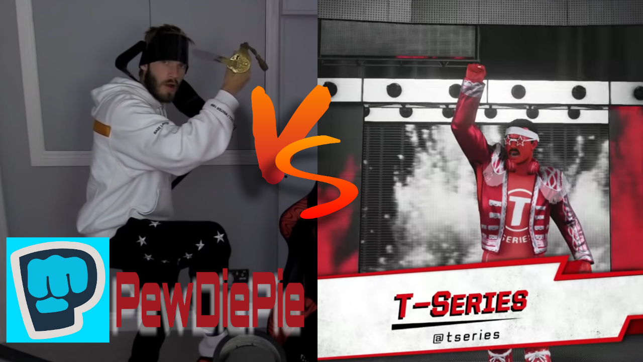 PewDiePie vs T Series : The Great Youtube War !!!