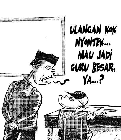 Ujian Pada Saat Di Sekolah 