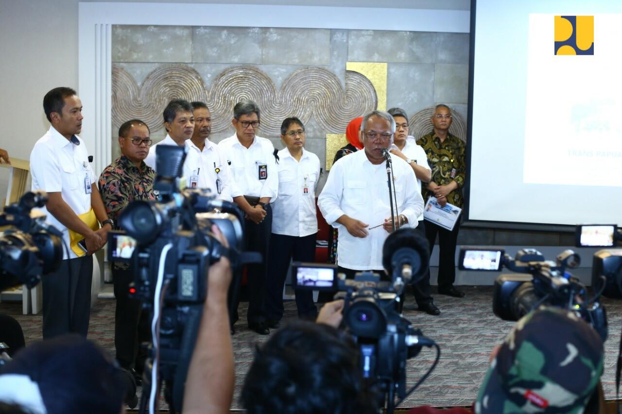 PUPR Hentikan Sementara Proyek Jembatan Trans Papua Segmen 5