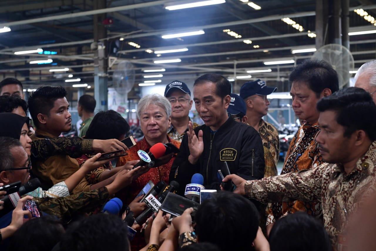 Presiden Apresiasi Ekspor Produk Berkomponen Lokal Tinggi