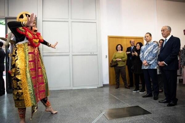 Bazar Diplomatik, Booth Indonesia Menarik Perhatian Presiden Portugal