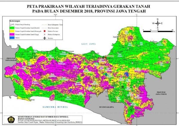 Hujan Deras dan Angin Kencang Picu Banjir di Semarang
