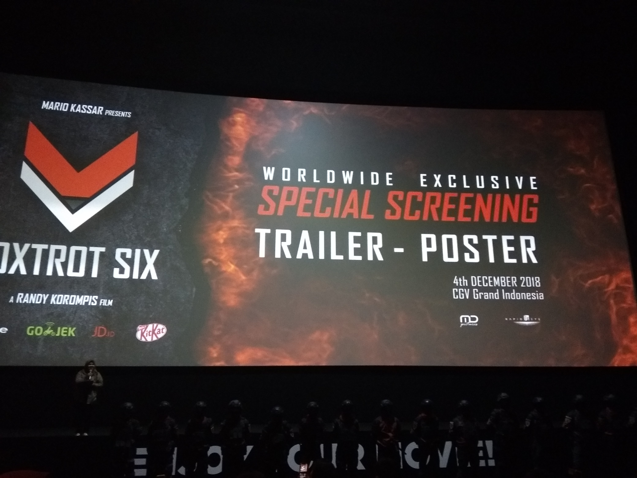 First Official Poster and Trailer FOXTROT SIX ("SIX SOLDIER, for Our COUNTRY")