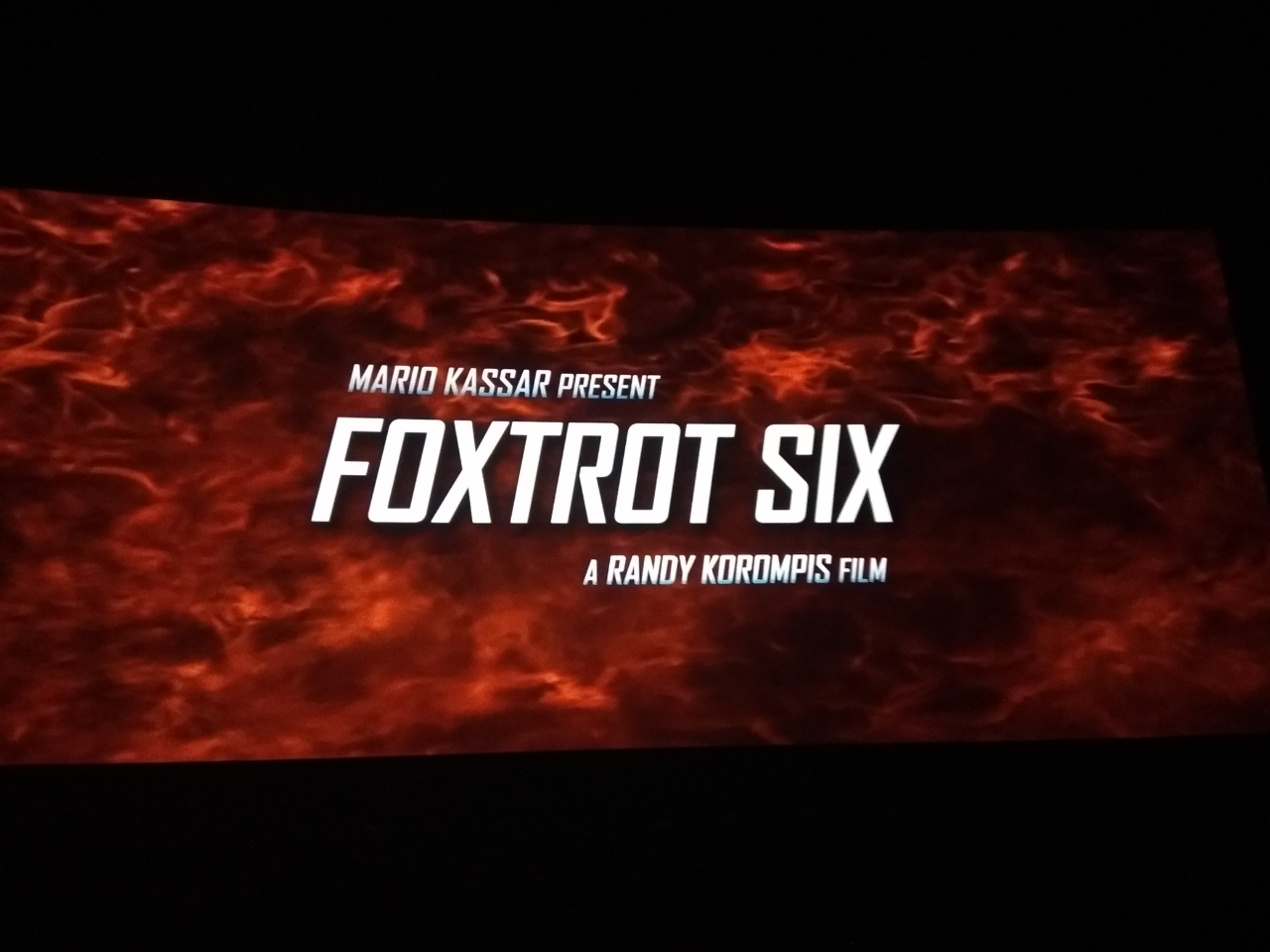 First Official Poster and Trailer FOXTROT SIX ("SIX SOLDIER, for Our COUNTRY")