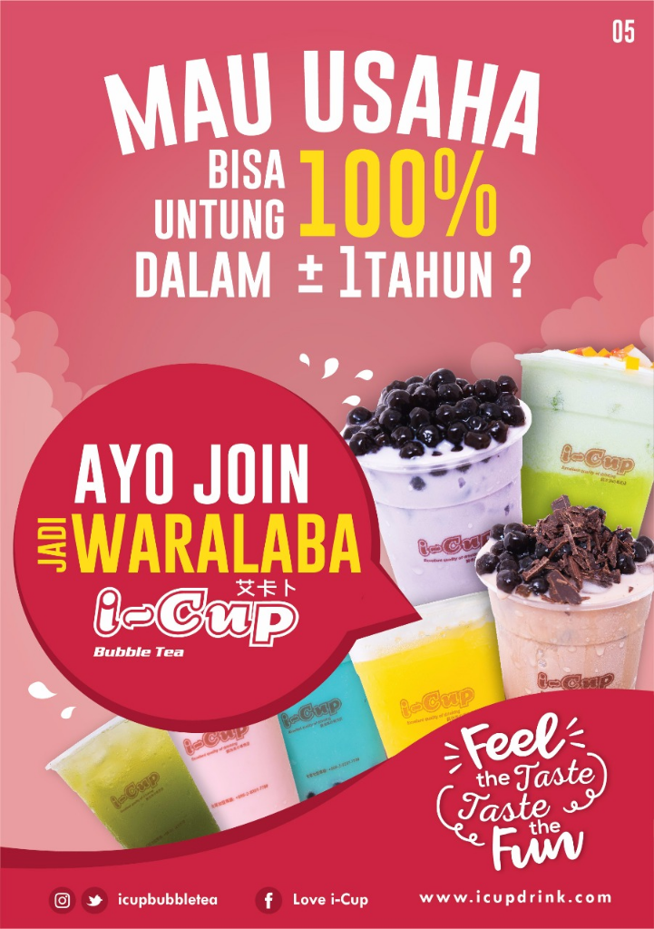 PELUANG BISNIS I-CUP BUBBLE DRINK