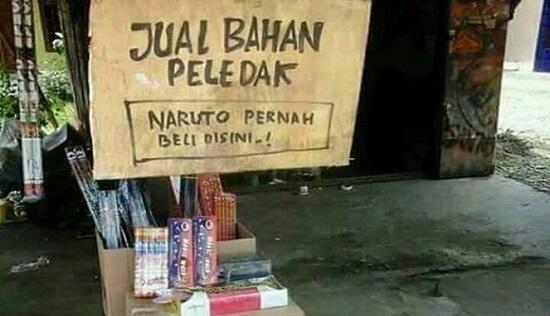 Ngakak ! Tulisan Konyol di Barang Dagangan Ini Bukti Orang Indonesia Kelewat Kreatif