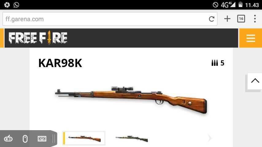 5 Senjata Paling "Sakit" Di Game Free Fire