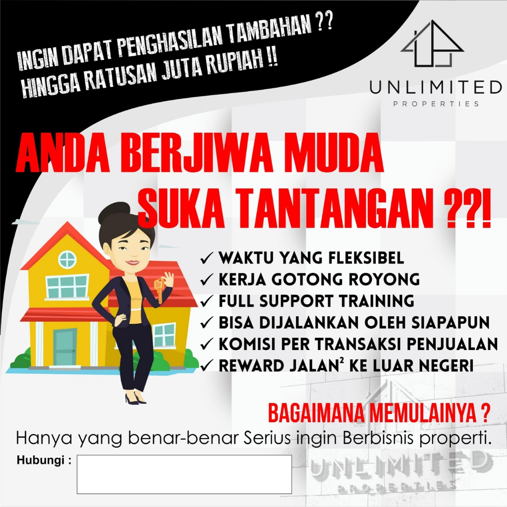LOWONGAN KERJA FREELANCE PROPERTY DI DEPOK