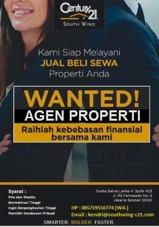 Lowongan Agent Properti Ternama Century 21 South Wing