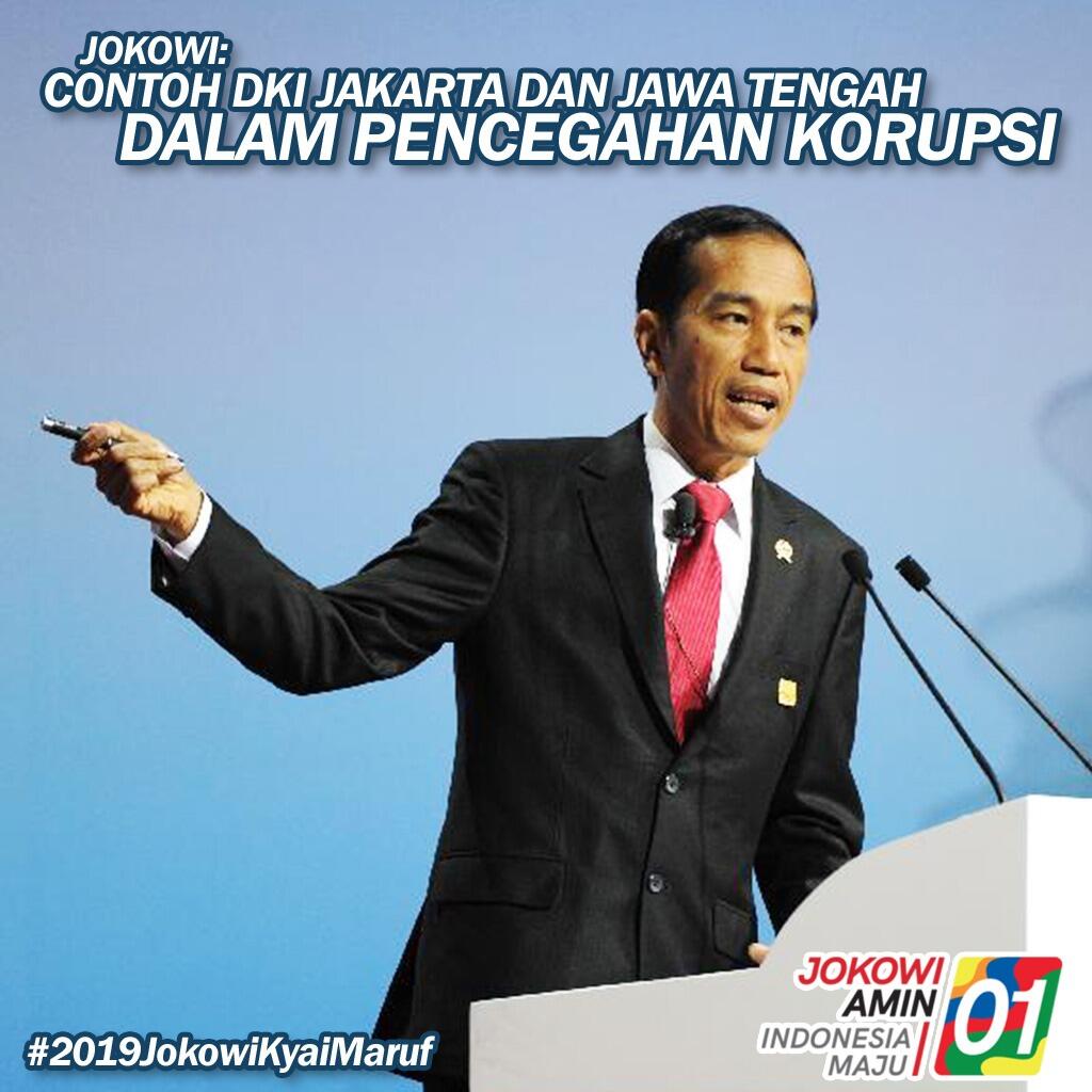 Jokowi Minta Daerah Lain Contoh DKI dan Jateng soal Pencegahan Korupsi