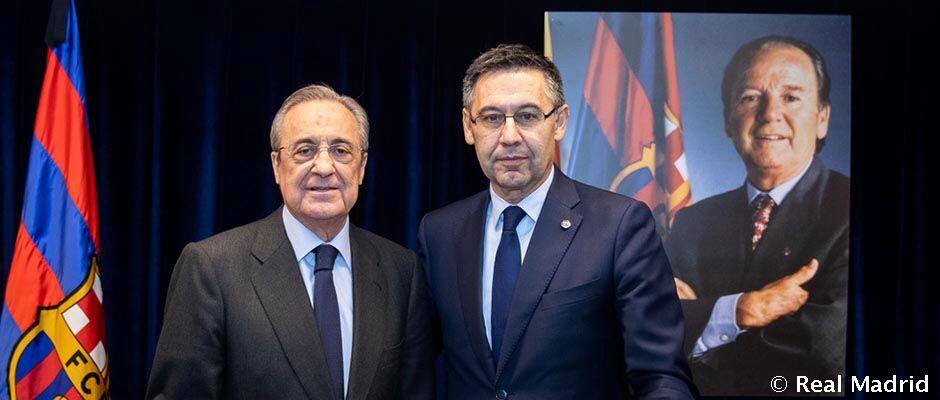Florentino Pérez mengunjungi tempat kenangan Josep Lluís Núñez